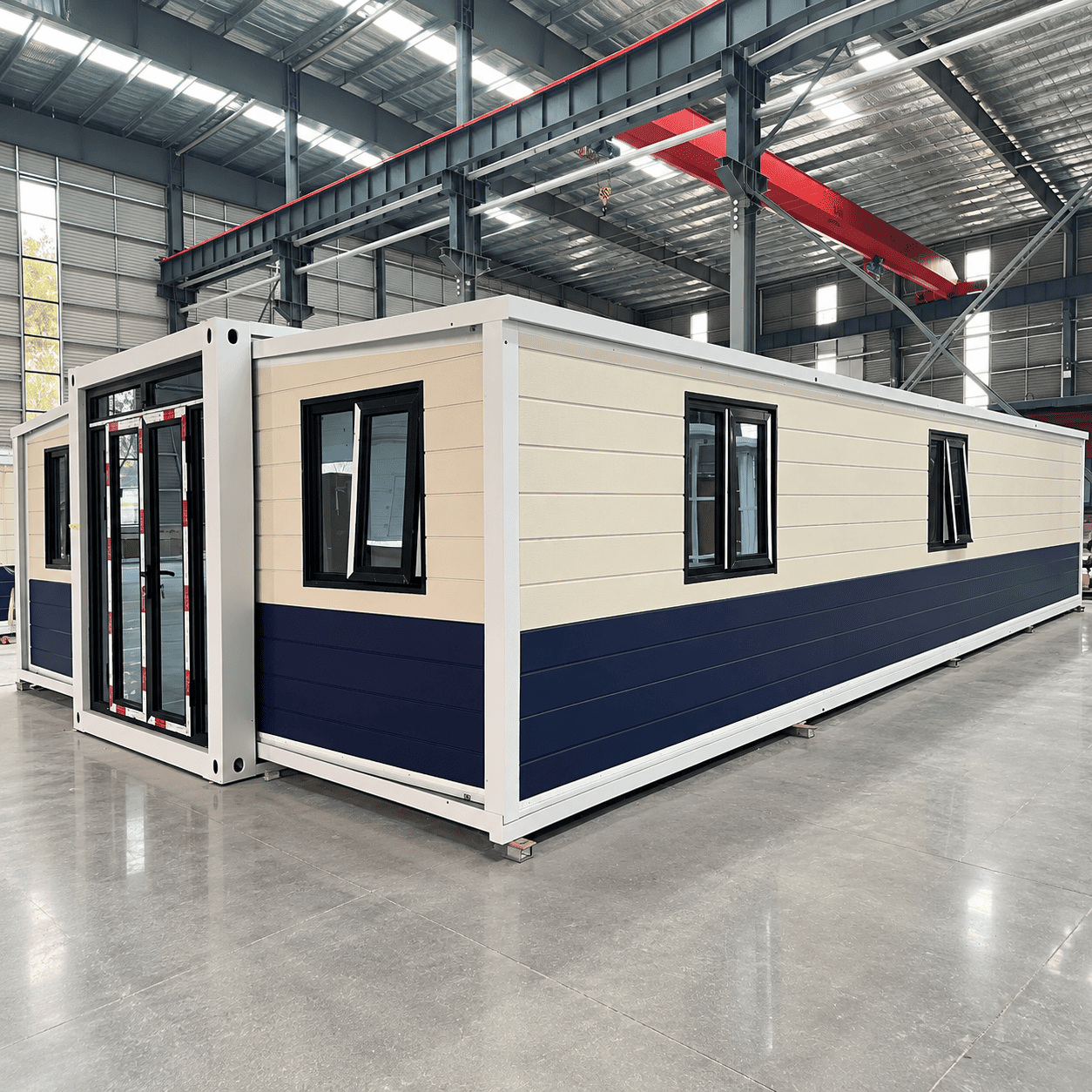 Casa Box 40ft คอนเทนเนอร์แบบขยายได้ หน้าแรก | เคบินรีสอร์ทริมชายหาดขนาดใหญ่