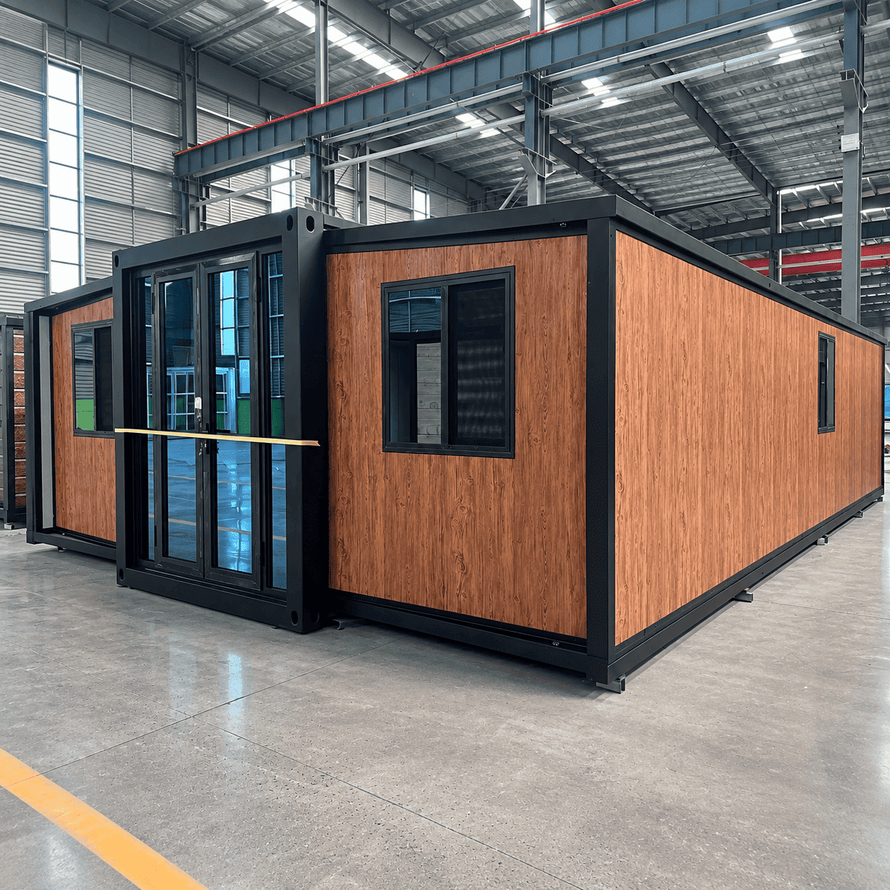 Casa Box 40ft คอนเทนเนอร์แบบขยายได้ หน้าแรก | ไม้สำเร็จรูปสำหรับครอบครัวขนาดใหญ่
