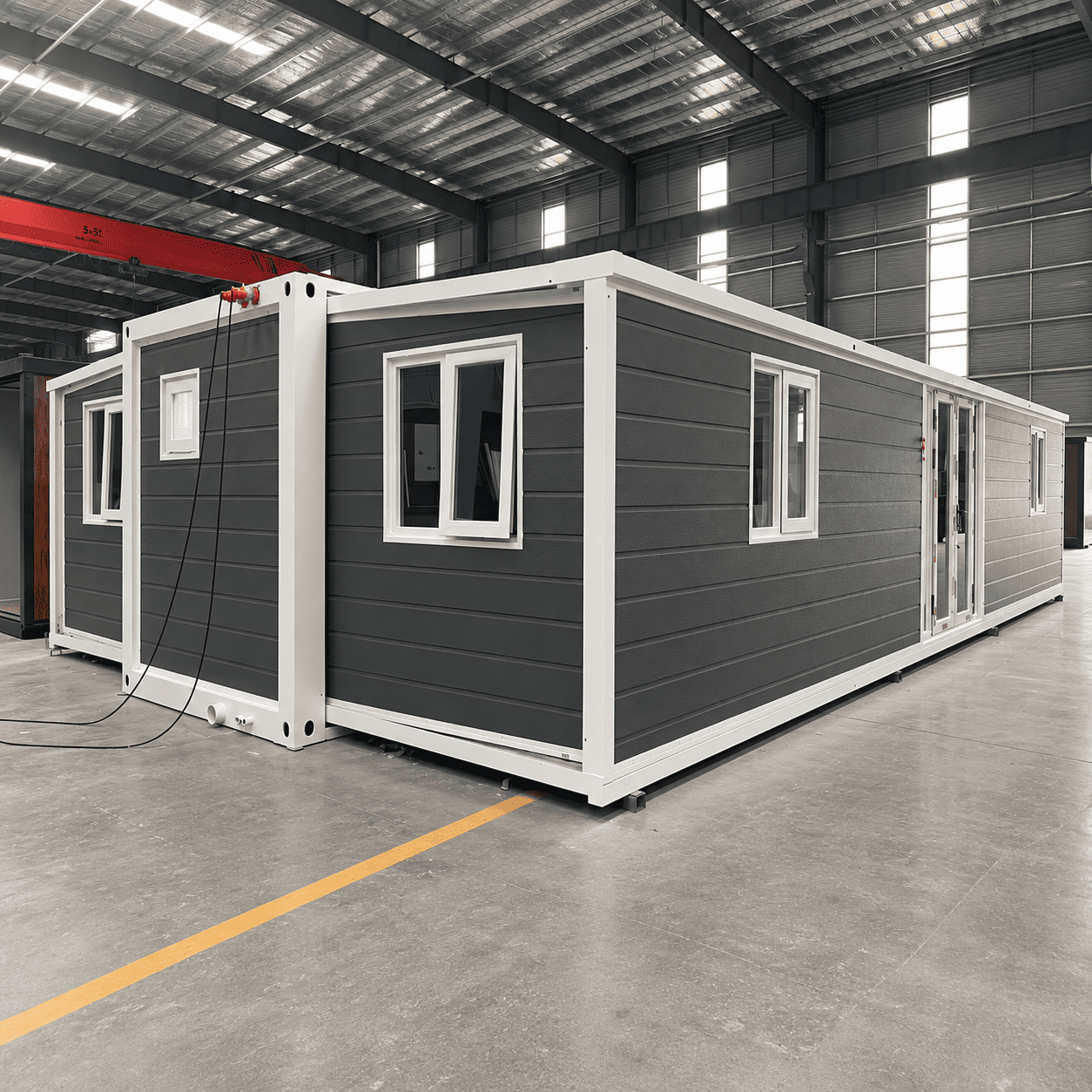 Casa Box 40ft คอนเทนเนอร์แบบขยายได้ หน้าแรก | บ้านครอบครัวสำเร็จรูปหรูหรา